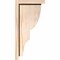 Ekena Millwork Ridgewood Smooth Corbel w/Backplate, Douglas Fir, 7 1/2"W x 8"D x 16"H COR08X08X16RID01SDF - alternate 3